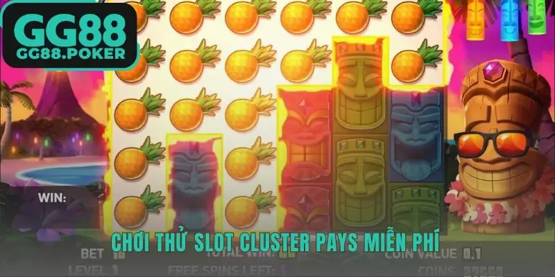 Chơi thử Cluster Pays slot GG88 với cơ chế và RTP xác thực